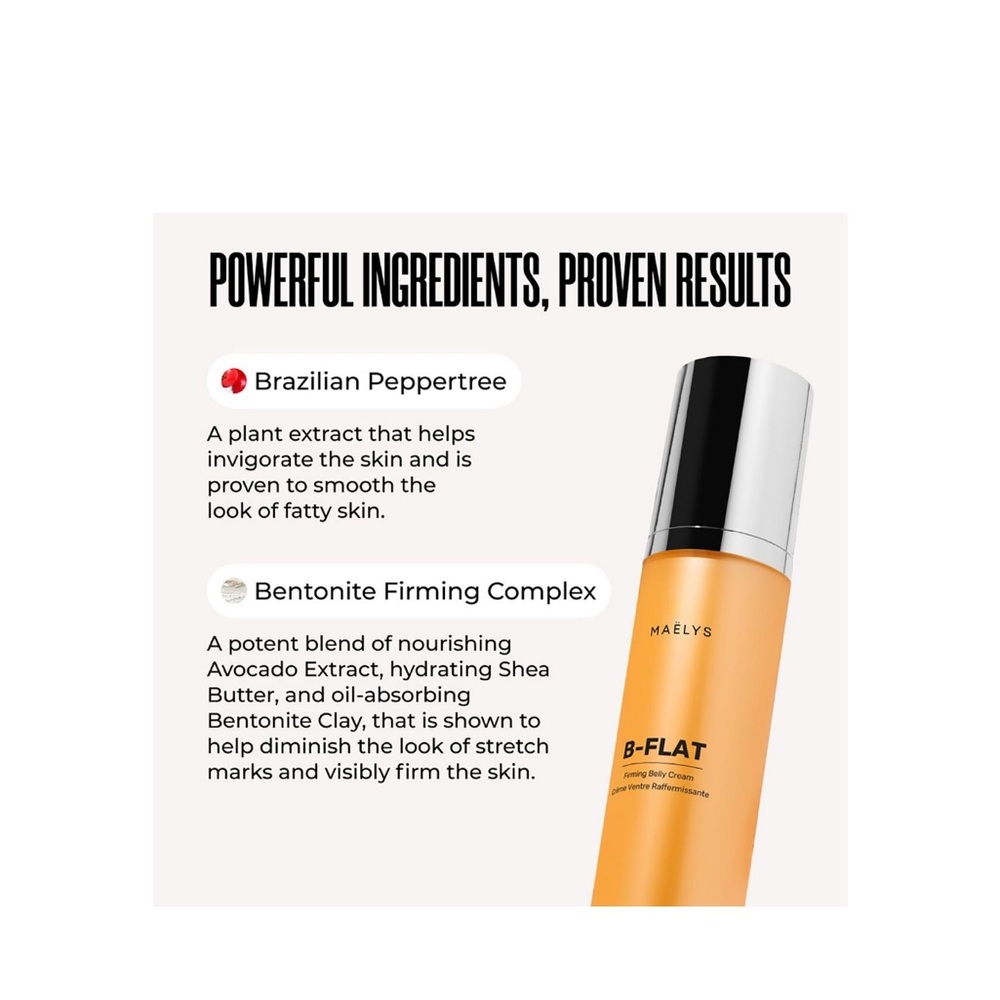 MAËLYS B-FLAT Belly Firming Cream - Vibrant Orange - Picture 4 of 9